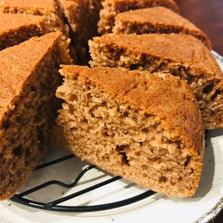 炊飯器で混ぜるだけの簡単ココアケーキ